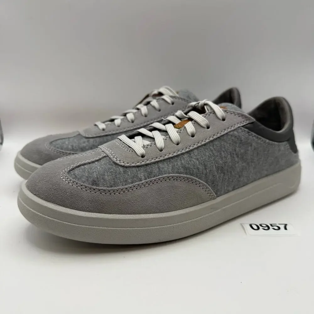 OLUKAI MEN'S 9.5 PULIKI 10528 POI CHARCOAL MSRP $140 NWOB